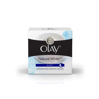 Olay Night Cream Natural White Fairness Night Moisturiser, 50g & Olay Day Cream Total Effects 7 in 1, Anti-Ageing SPF 15, 20g