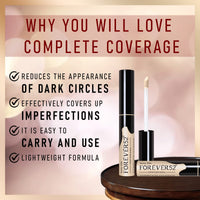 Forever52 Daily Life Easily Blendable Concealer For Face Makeup (Latte) Natural Finish,Liquid Light Weight Concealer-COV004, 1 Count