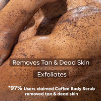 mCaffeine Coffee Face & Body Scrub Combo for Tan Removal | Exfoliating Detan Scrubs for Soft & Smooth Skin | Removes Tan, Blackheads and Dirt | For Men & Women | 175gm Value Pack