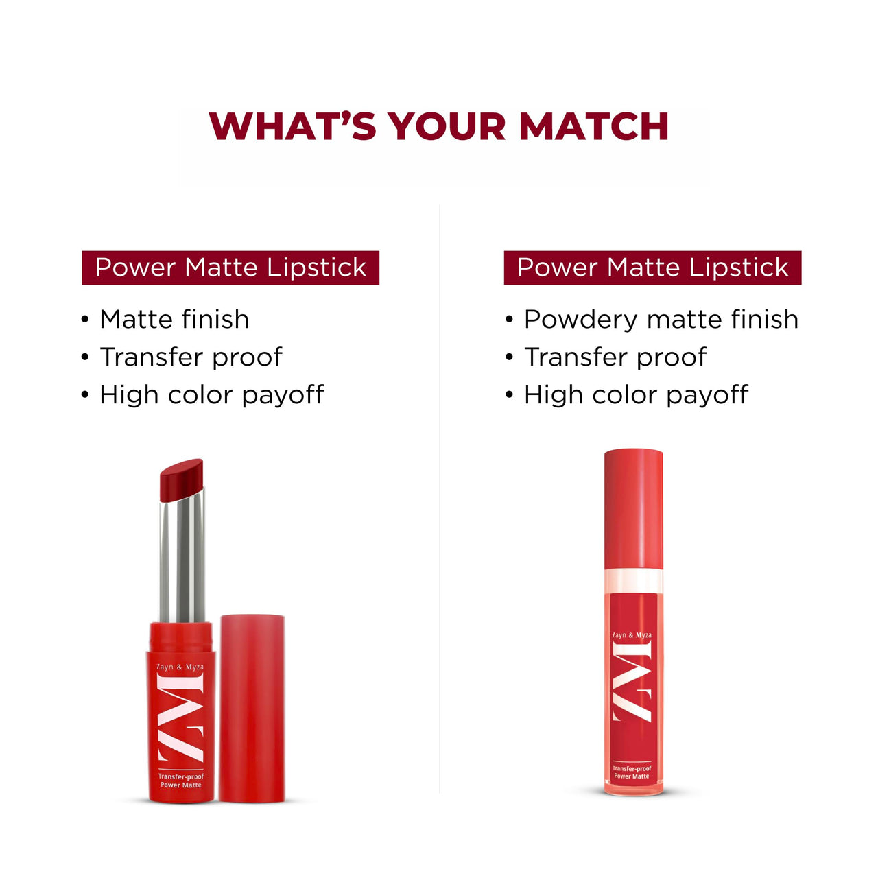 ZM Zayn & Myza Transfer-Proof Power Matte Finish, Liquid Lip Colour, 6 ml (Blush Nude)