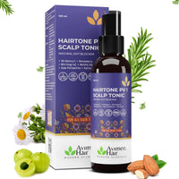 Avimee Herbal Hair Fall Kit | For Hair Growth and Nourishment | Keshpallav Hair Oil (100ml), Shakuntala Hair Cleanser (200ml) and Hairtone PV1 Scalp Spray (100ml) | Hair Care Combo
