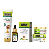 Indus Valley combo of Depigmentation Gel - 50 Ml + Depigmentation Elixir Serum - 20 Ml + Cow Yogurt And Mashobra Wild Honey Face Wash - 150 ml.