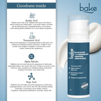 BAKE 10% Azelaic Acid + 5% Tranexamic Acid Pigmentation Corrector Cream for Dark Spots, Pigmentation & Tan Removal | Fades Acne Marks & Scars | For All Skin Types | For Men & Women | 30g