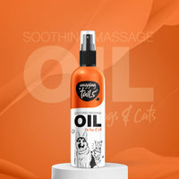 Wagging Tails Soothing Massage Pets Oil - 200 ml -Pack of 2 |Massage Oil for Dogs, Cats, and Pets with Vitamin E | Natural Oil use to Controls Hair Fall & Improves Coat Shine and Softness