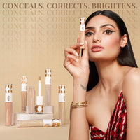 Just Herbs Concealer for Face Makeup With Liquorice Root Dewy Finish, Full Coverage Ultra Blendable Dark Circle Spot Brightening and Correcting Concealer 6ml (Vanilla)