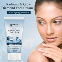 Globus Naturals Revival Diamond Face Cream, For Soft & Glowing Skin, Even Tones Skin & Improves Skin Texture, Non- Sticky Cream, Natural & Ayurvedic Formula, 50gm