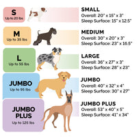 Furhaven Replacement Dog Bed Cover Sherpa & Chenille Sofa-Style, Machine Washable - Cream, Jumbo (X-Large) Cover Only 40.0
