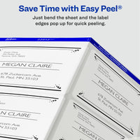 Avery Printable Shipping Labels with Sure Feed, 2