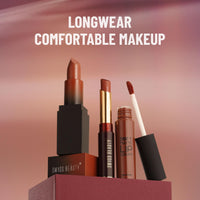 Swiss Beauty Non-Tranfer Matte Lipstick, Smooth & Waterproof, Peach Day, 2g