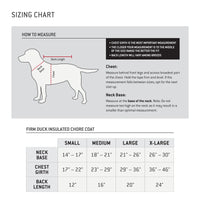 Carhartt Firm Duck Insulated Dog Chore Coat, Deep Wine, Small
