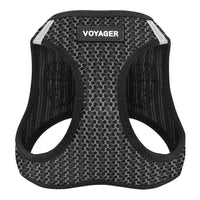 Voyager Step-In Air Dog Harness - All Weather Mesh Step in Vest Harness for Small and Medium Dogs by Best Pet Supplies - Gray (2-Tone), L Harness (Gray 2-Tone) L (Chest: 18 - 20.5