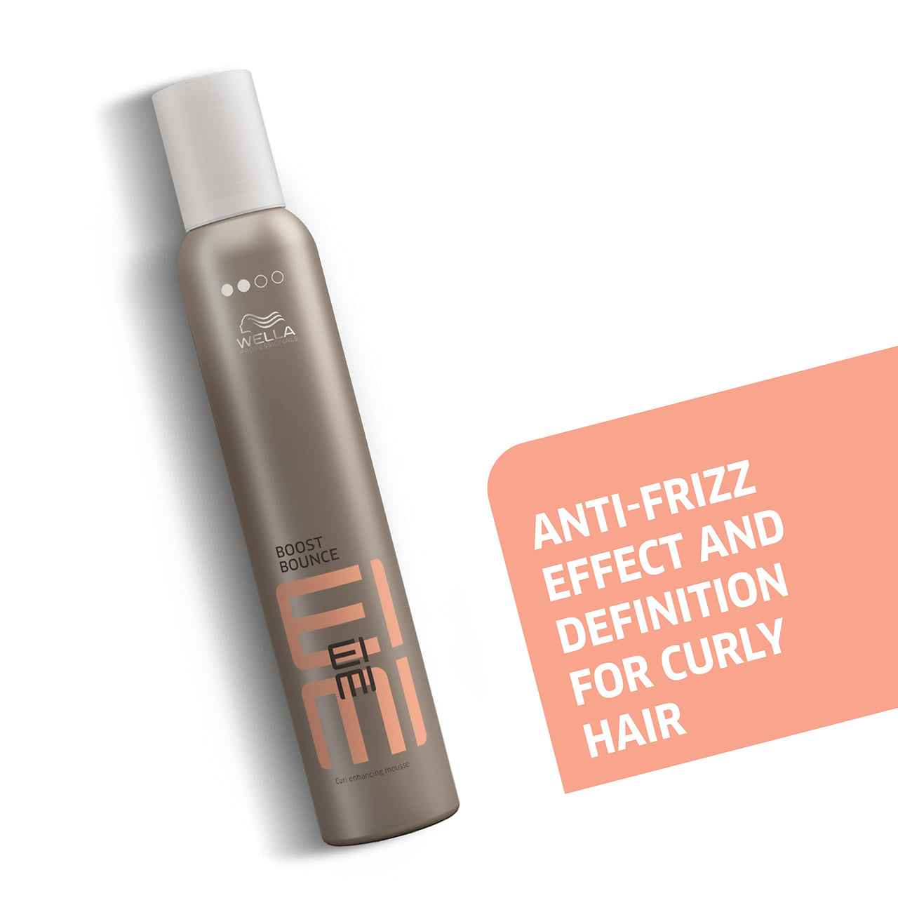 Wella Professionals EIMI Bounce Boost Curl Enhancing Hair Mousse | 300 ml | Curl Defining & Hair Volumizing Mousse with Heat Protection & Frizz Control (Pack of 2)