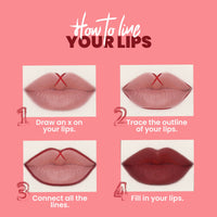 MARS Matte Lip Liner | One Swipe Smooth Application | Long Lasting Lip Pencil (1.4gm) (03-BLOOD BATH)