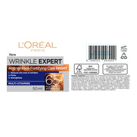 L'Oreal Paris Anti-Aging Face Cream 65+, Night Skincare, Wrinkle Expert, With Multi-Vitamins to Reduce the Look of Deep Wrinkles, 50mL