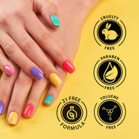 FACES CANADA Ultime Pro Splash Luxe Nail Enamel - Tourmaline (L32), 12ml | Glossy Finish | Quick Drying | Long Lasting | High Shine | Chip Defiant | Even-Finish | Vegan | Non-Toxic | Ethanol-Free