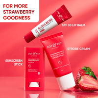 Dot & Key Strawberry Dew Cleansing Balm | For Clean, Smooth & Dewy Skin | Makeup Remover Balm |Non Greasy Makeup Cleanser Face Scrub | Cleanses Dirt, Makeup & Sunscreen | For All Skin Types | 70ml