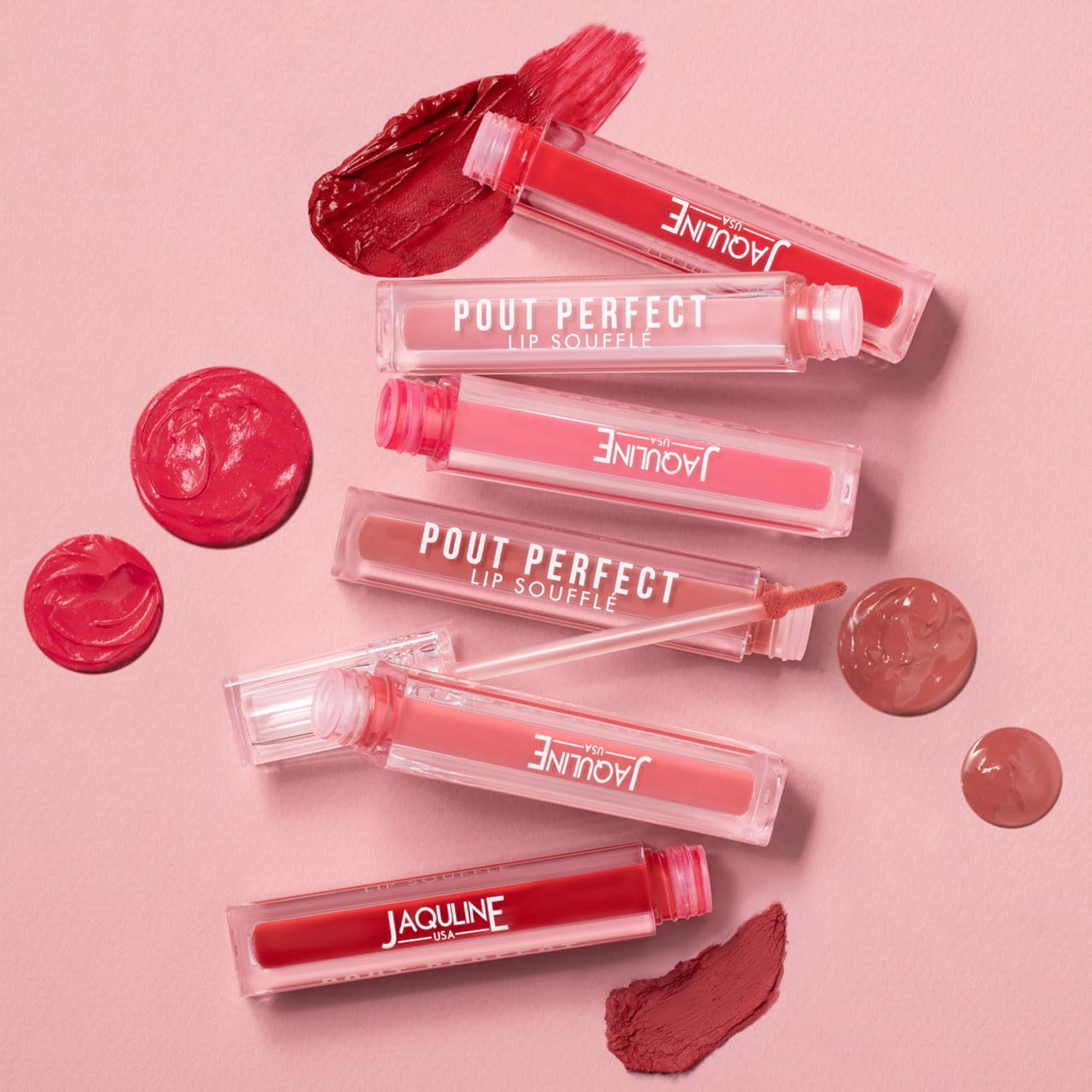 Jaquline USA Long lasting Liquid Lipstick |Mousse for Lips, Cheeks & Eyes|Matte Finish & Smooth Texture | Non-drying, Highly Blendable Formula | Transfer Proof & Enriched with Hyaluronic Acid & Macadamia Oil |Sugar Plum - 6ml