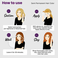 2.Oh! Italian- Ginger Spice Hair Color For Women & Men | Ammonia-Free DIY Semi Permanent Hair Color | Enriched with Argan Oil | Lasts upto 6-8 Washes | Pack of 2