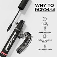 Orgatre Quick Gray Hair Touch Up Stick for grey hair 4.5ml | Instant Gray Coverage | Semi Permanent | Black Color | Smudge-Proof & Long-Lasting | Ideal for All Hair Types | Enriched with Almond & Olive Oil (black 4.5 ml, Pack of 1)