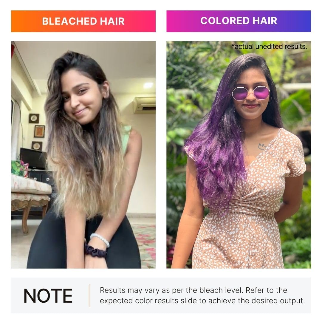2.Oh! Italian- Violet Hair Color For Women & Men | Ammonia-Free DIY Semi Permanent Hair Color | Enriched with Argan Oil | Lasts upto 12-15 Washes