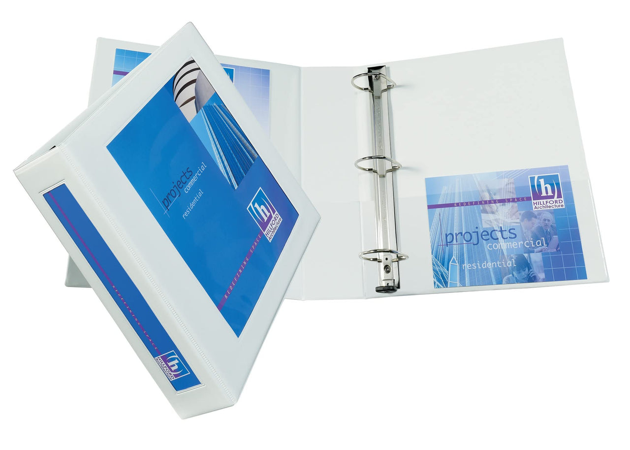 Avery Heavy-Duty Framed View 3-Ring Binder, 1.5" EZD Rings, 1 White Binder (68060) 1.5 inch