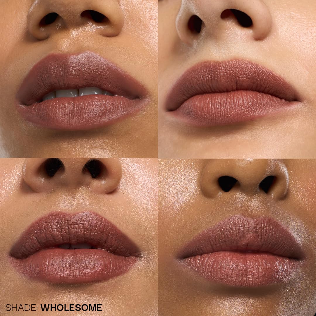 FAE Beauty Modern Matte Lipstick | Comfortable Cushion Matte Formula | One Stroke Application | Longwear | Richly Pigmented (Shade Wholesome)