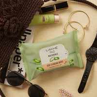 Lakmé 9To5 Natural Aloe Cleansing Wipes, 141 G