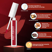 Jaquline USA Long lasting Liquid Lipstick |Mousse for Lips, Cheeks & Eyes|Matte Finish & Smooth Texture | Non-drying, Highly Blendable Formula | Transfer Proof & Enriched with Hyaluronic Acid & Macadamia Oil |Sugar Plum - 6ml