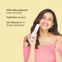 La Pink Vitamin E Moisturiser for Glowing & Hydrated Skin | Oil-free Moisturizer, Spreads Easily, Non-Sticky & Absorbs Instantly | Suitable for All Skin Types | 100% Microplastic Free Formula (50g)