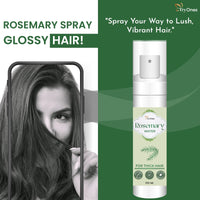 TryOnes Rosemary Water For Hair Growth | Mist Spray for Hairfall | Rosemary Hair Mist For Thick hair| Adds Shine & Helps Reduce Hairfall, Strengthens | For All Types | For Men & Women
