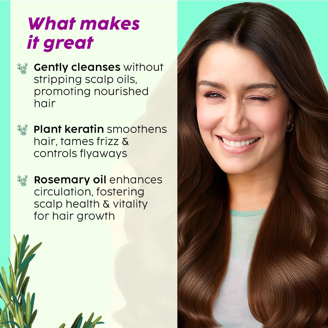 PLIX - THE PLANT FIX Rosemary Anti Hairfall Regime| Advanced Shampoo & Conditioner | Reduces Hair Fall & Strengthens Hair | Rosemary Extract, Ceramides & Plant Keratin | For Men & Women