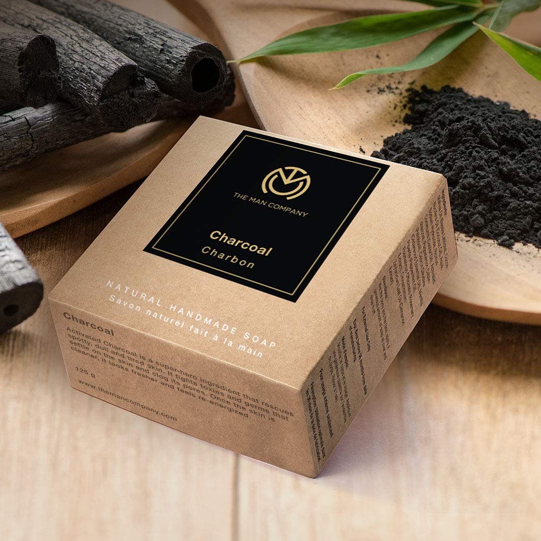 The Man Company Charcoal Face Care Kit with Charcoal Soap Bar, Face Wash, and Face Scrub for Men | Gift Set For Him