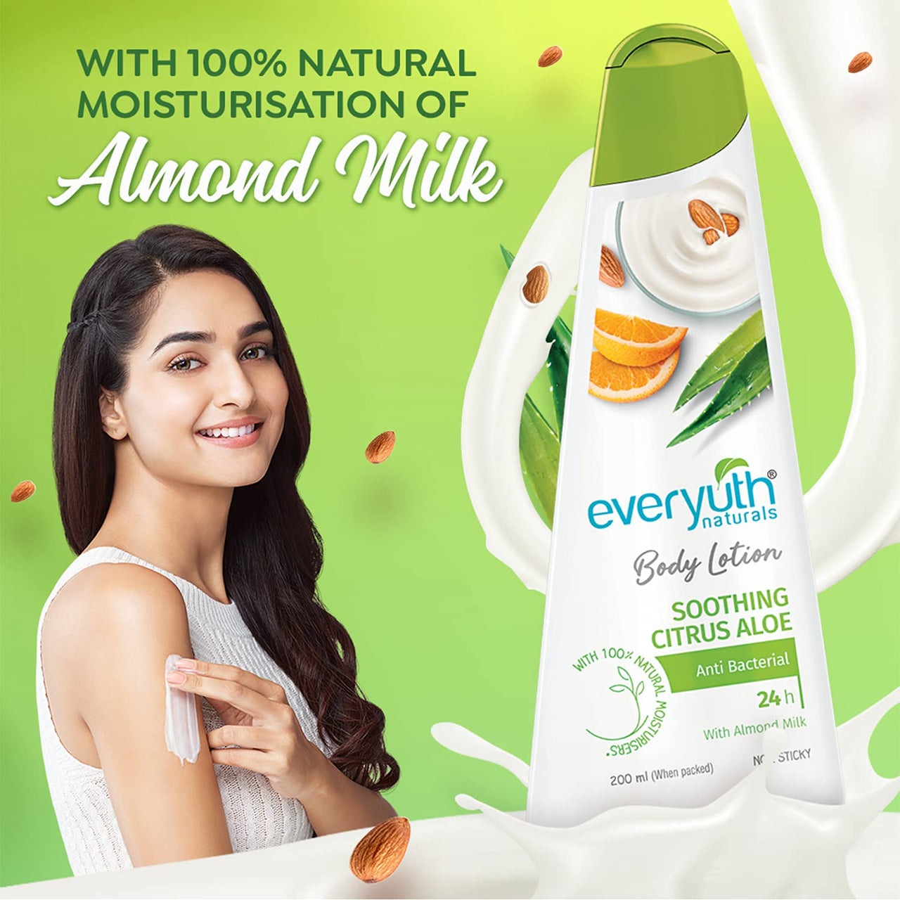 Everyuth Naturals Body Lotion Soothings Citrus Aloe 200ml