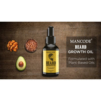 Mancode Beard Growth Oil for Men - 50ml | Enriched with Natural Herbs & Jadibuti | Paraben Free | Fills Patchy Beard | For Thicker & Longer Beard | Rich in Vitamins | Beard Oil for fast beard growth Pack 1