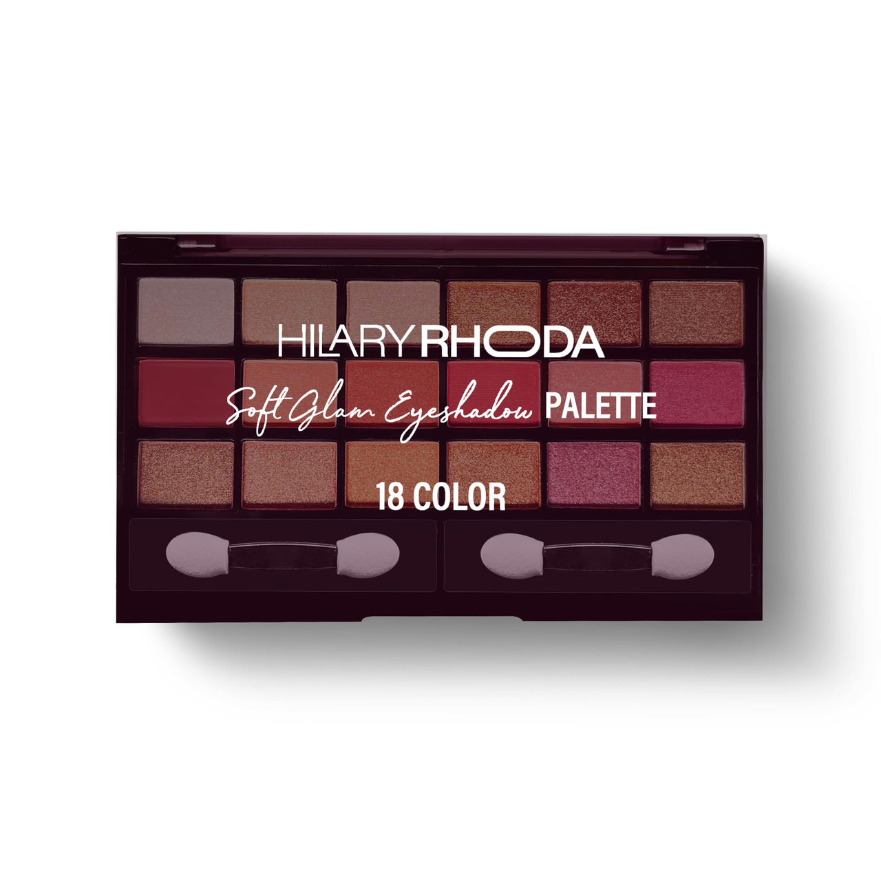 Hilary Rhoda Soft Glam Eyeshadow Palette | Highly Pigmented & Long Lasting Eyeshadow Palette | Matte & Shimmer Finish | 18 Shades (Multicolor - Shade 2)