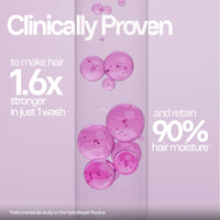 Moxie Beauty Hyaluronic Acid Repairing Shampoo | 120ml | Deep Hydration & Damage Repair | Sulfate-Free, Frizz-Control Shampoo | For All Hair Types