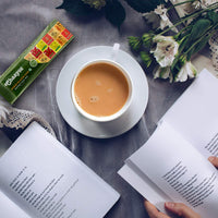 Chaayos Instant Tea Premix - Regular Sugar - Adrak Elaichi Chai (15 Sachets*22 gram=330 gram) | Ready Mix Assam Tea | Desi Chai | Flavoured Premix