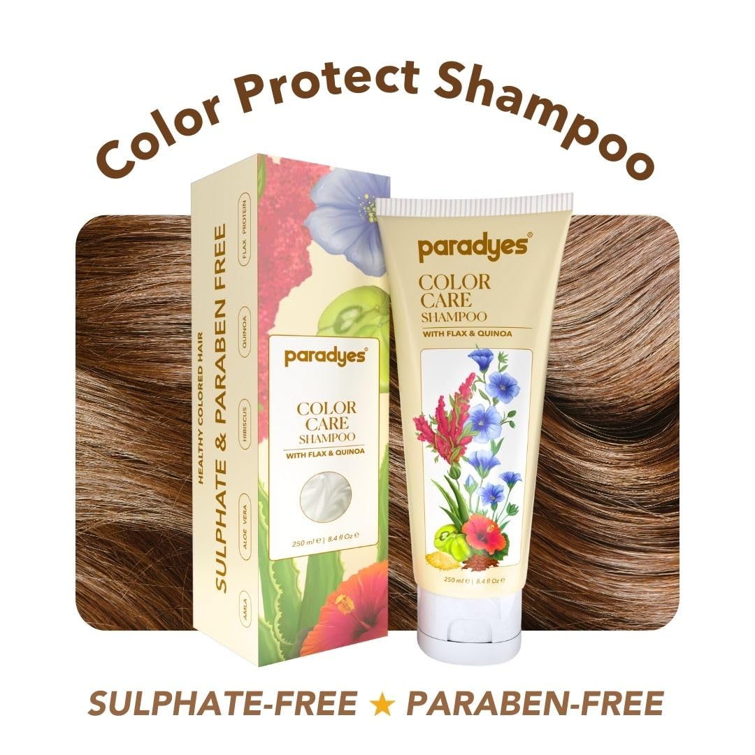 Paradyes Color Care Shampoo with Flex & Quinoa, Sulfate & Paraben Free, Color Protection & Vibrancy