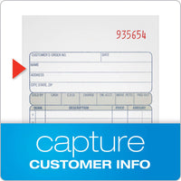 Adams Sales Order Books, 2-Part, Carbonless, White/Canary, 4-3/16