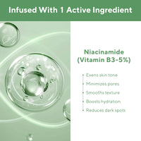 Cos-IQ Vitamin B3-5% Niacinamide Face Wash for Smooth and Even Skin, Tan Removal & Glowing Skin, pH Balanced & Paraben Free (90 Days Pack, 300ml)