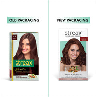 Streax Crème Permanent Hair Colour - 4.6 Reddish Brown Hair Colour- 120 ml, 100% Grey coverage, Ammonia Free Hair Color, Long Lasting Hair colour for women