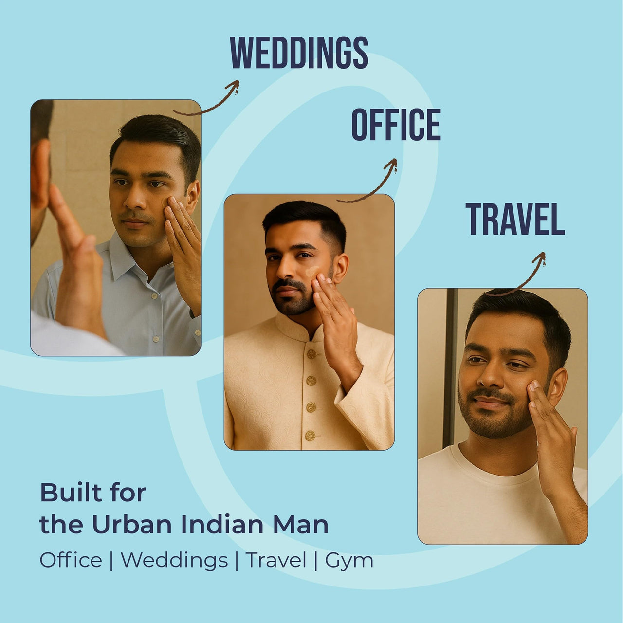 Yaan Man Tinted Moisturizer for Men, 30gm (Medium) | BB Cream | Improves Uneven Skin Tone| Hydrating and Light Weight, Non Sticky Makeup | With Kale Oil & Trehalose