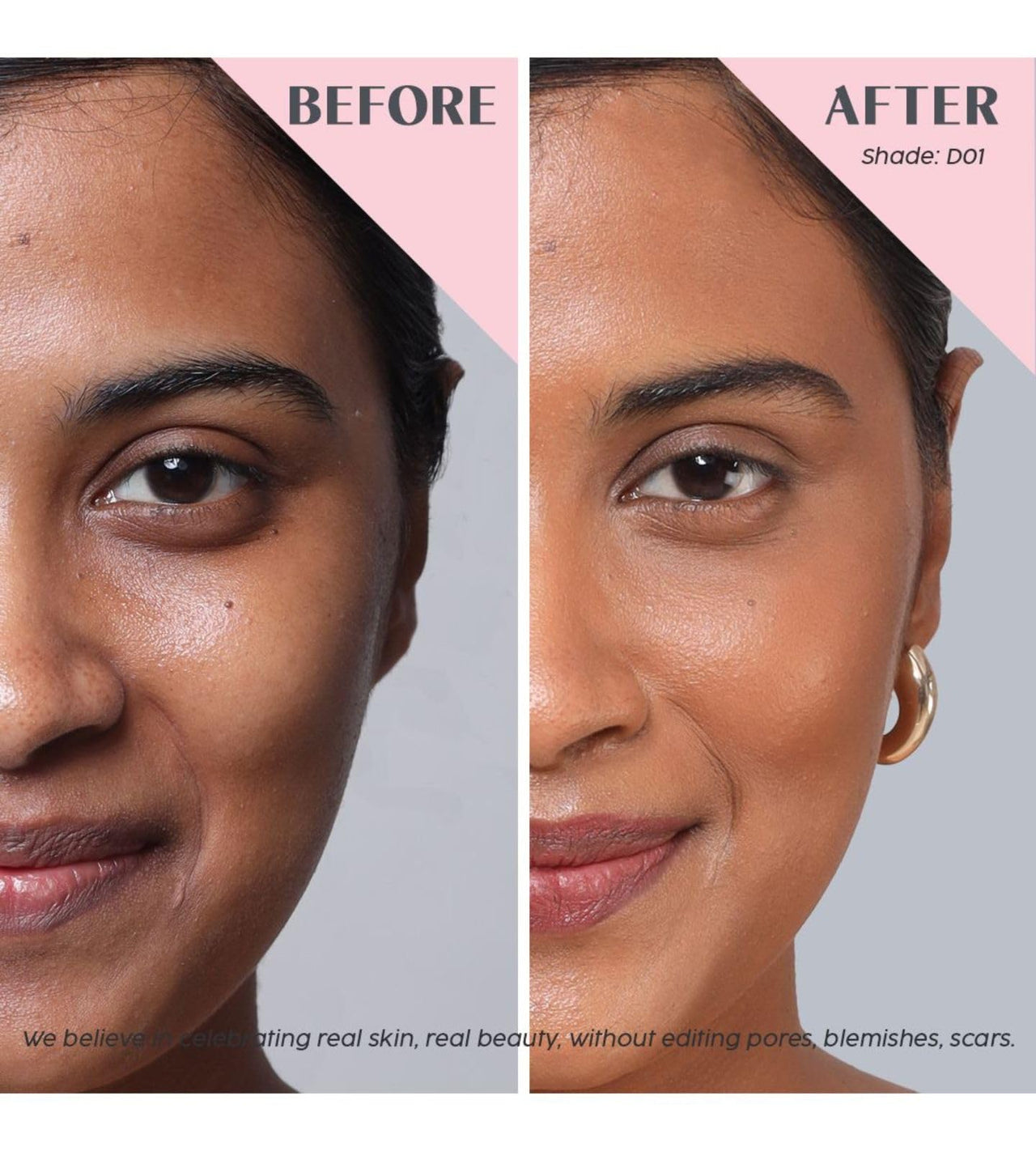 House Of Makeup Matte Concealer for Dark Circles, Pigmentation | Non-Crease, Non-Cakey | Long Wear, Waterproof, Sweat-proof | Full Coverage Concealer for Oily Skin | For Face Makeup | 6 ML (MD02 - Medium to Deep Skin Tone)