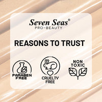 Seven Seas Lumi BB Cream, Tinted Skin Veil Foundation with SPF-20, Foundation + Moisturizer + Highlighter, 50ml (03-Natural, 50ml)