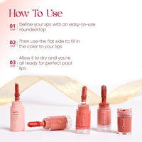Milagro Beauty Quad Squad 2.0, Matte Liquid Lipstick 4 Shades In 1, Intense Color, Long-Lasting, Moisturizing & Non-Drying, Smudge-Proof & Waterproof (4Ml)