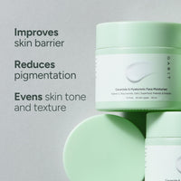 Gabit Ceramide & Hyaluronic Face Moisturiser | Lightweight Moisturizer to Hydrate & Brighten Skin | With Vitamin C, Niacinamide, Oats | For Women and Men | Oil Free for All Skin Types | 50ml