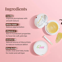 La Pink Vanilla Tinted Lip Balm | With Shea & Kokum Butter | Deep Nourishment & Hydration | Soft & Smooth Lips | 100% Microplastic-Free | 15g