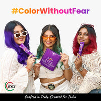 2.Oh! Italian- Steel Grey Hair Color For Women & Men | Ammonia-Free DIY Semi Permanent Hair Color | Enriched with Argan Oil | Lasts upto 5-6 Washes