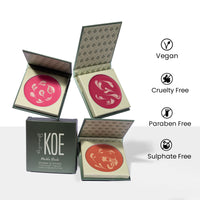 Koe Beauty Marbled Blush | Cream Blush Plus Highlighter | Old Fashioned | Bronzy Touch For A Sun-Kissed Look | Long Lasting | All Skin Types | Built in Mirror | 7g