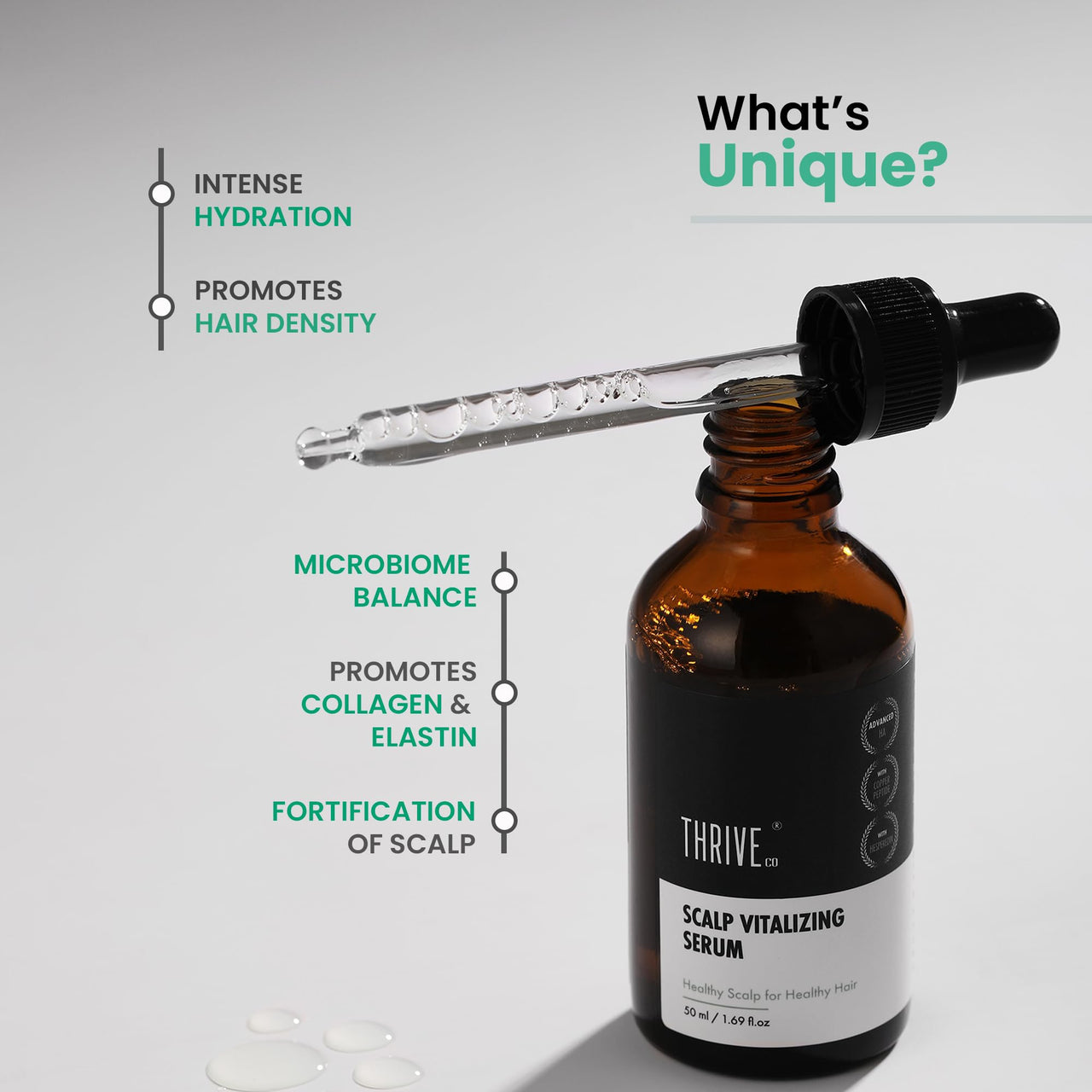 ThriveCo AHA BHA PHA Exfoliating Scalp Scrub + Scalp Vitalizing Serum Combats Inflammation, Gives Hydration, Prevents Hair Breakage, Makes Hair Stronger, Promotes Hair Growth |Men & Women